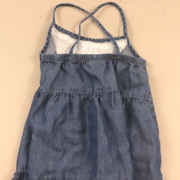 Denim Crossover Dress - Picture 3 of 4